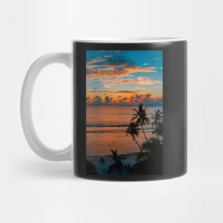 Palm Trees By Beach Mug